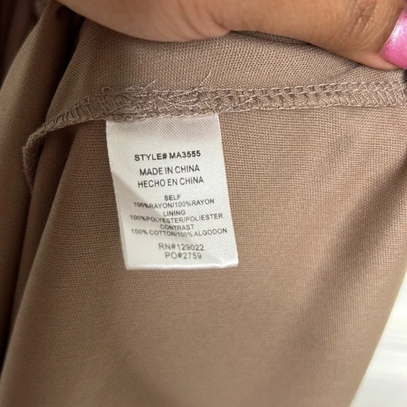 Miss Avenue Boho Back In The Grove Backless Halter Maxi Dress Small - Picture 13 of 16